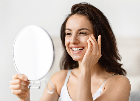 Woman getting an Biologique Recherche facials at MediZen Institute